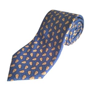 Vineyard Vines Pinecone Silk Neck Tie Mens Blue